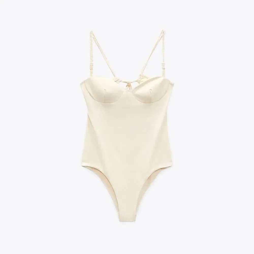 ZARA BRAIDED STRAP SWIMSUIT - Picture 5 of 6